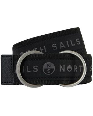 North Sails Gürtel Aus Recyceltem Polyester Mit Logo - Schwarz