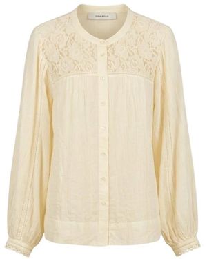 EMMA & GAIA Overhemden ,Blouse - Naturel