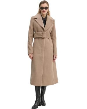 REMAIN Birger Christensen Belted Coats - Neutro