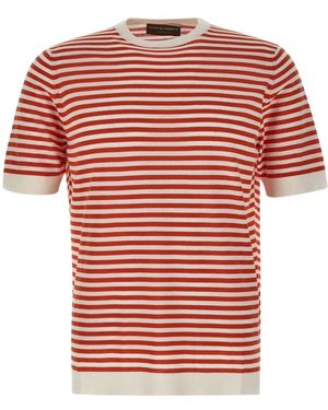 FILIPPO DE LAURENTIIS Round-Neck Knitwear - Red
