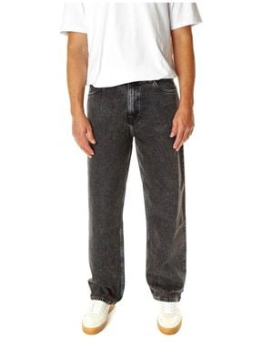 Edwin Schwarze Wide Leg Jeans