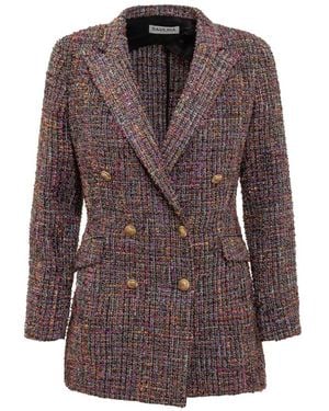 SAULINA Tweed Jackets - Marrón