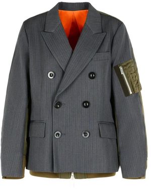 Sacai Blazers - Grey