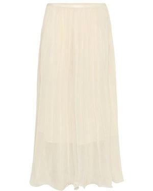 Cream Maxi Skirts - Neutre