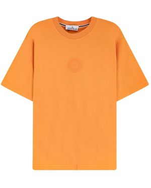 Stone Island T-Shirts - Orange