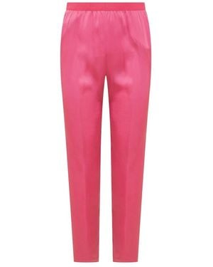 Semicouture Slim-Fit Trousers - Pink