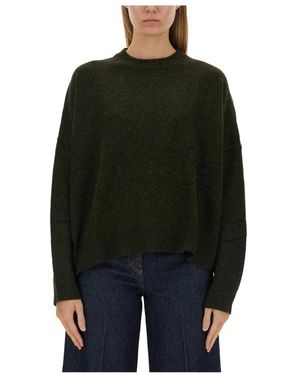 Aspesi Round-Neck Knitwear - Black