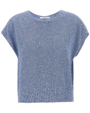 Kangra Round-Neck Knitwear - Blue