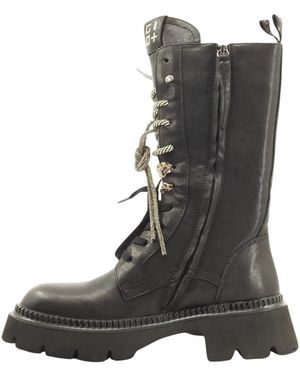 GIO+ Lace-Up Boots - Nero