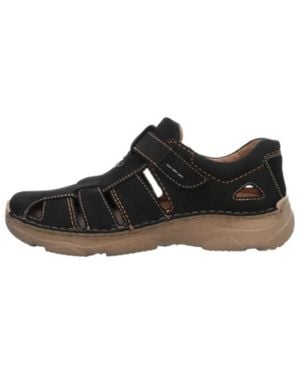 Josef Seibel Herren Freizeit Sandalen - Schwarz