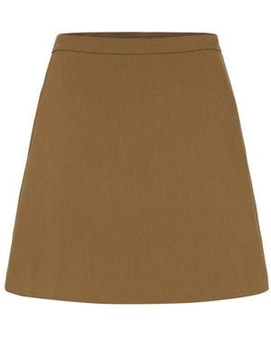 Soaked In Luxury Short Skirts - Neutro