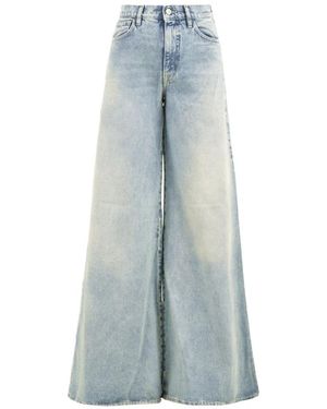CYCLE Wide Jeans - Bleu