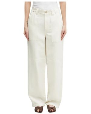 Wales Bonner Wide Jeans - Blanco