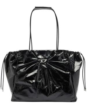 DIESEL Tassen ,Zwart ,Leer Scrunch-D Tote