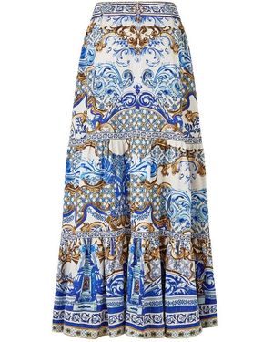 CAMILLA Maxi Skirts - Blue