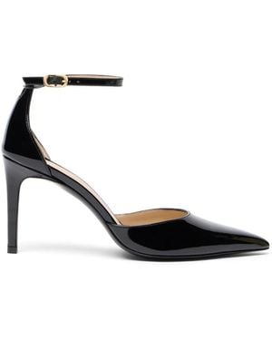 Stuart Weitzman Power Strop 85 - Zwart