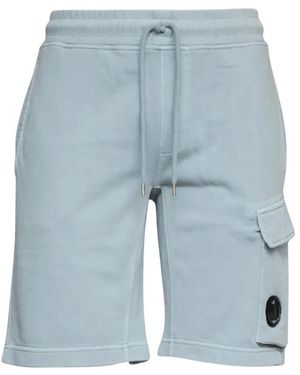 C.P. Company Korte Broeken ,Blauw ,Casual Shorts