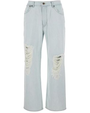 AFTER PRAY Flared Jeans - Bleu