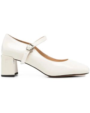 Linda Baumann Court Shoes - White