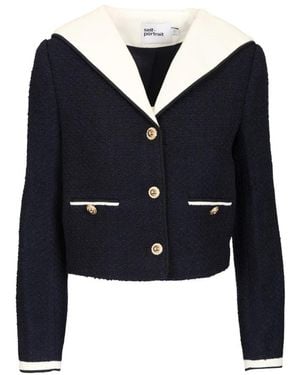 Self-Portrait Blazers - Blue