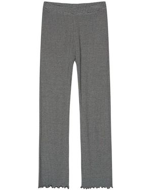 Mads Nørgaard Straight Trousers - Grigio