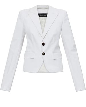 DSquared² Blazer Met Afneembare Mouwen - Wit