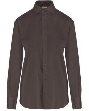 HER SHIRT HER DRESS Shirts - Marrón