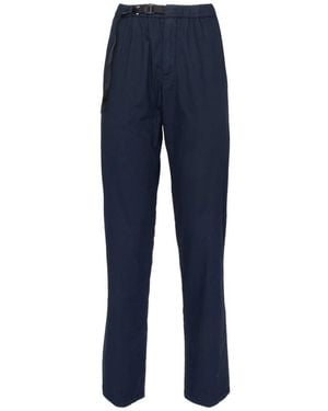White Sand Straight Trousers - Blu
