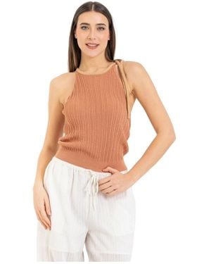 Kocca Sleeveless Tops - White