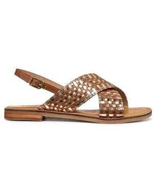 Geox Flat Sandals - Marrón