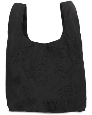 DSquared² Zwarte Stoffen Shopper Tas Met