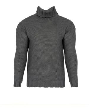 LA HAINE INSIDE US Gesteppter Golfpullover - Grau