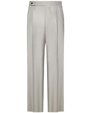 Franzese Collection Wide Trousers - Grey