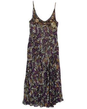 Dries Van Noten Midikleid - Lila
