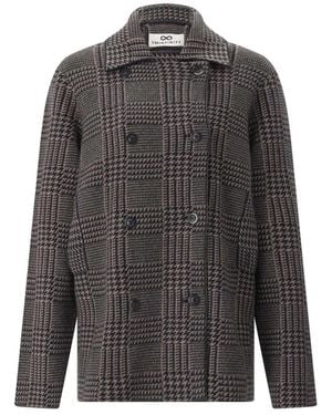 SMINFINITY Jacke Aus Kaschmir &Amp; Baumwolle - Grau