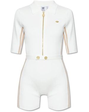 adidas Originals Tuta con cintura - Bianco
