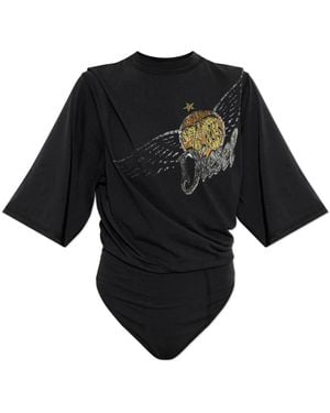 DIESEL Tops ,Zwart ,Katoen Body T-Milla-Jer