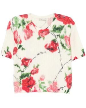 Blumarine Round-Neck Knitwear - Rosa