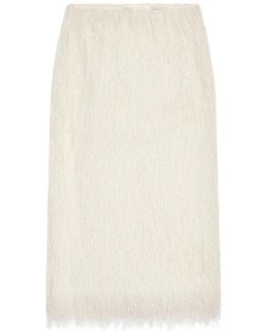 Dries Van Noten Midi Skirts - White