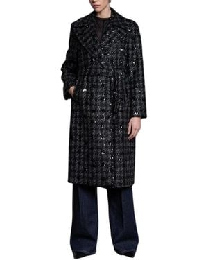Kaos Belted Coats - Negro