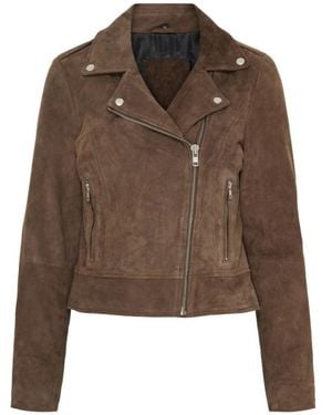 Notyz Amsterdam Wildlederjacke - Braun