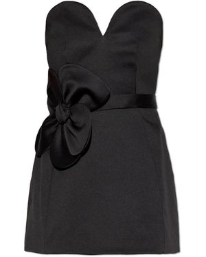 Marc Jacobs Kurzes Kleid Mit Seitenschlitz - Schwarz
