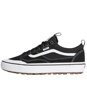 Vans Schoenen ,Zwart ,Leer Old Skool Waterproof Insulated Mte - Blauw