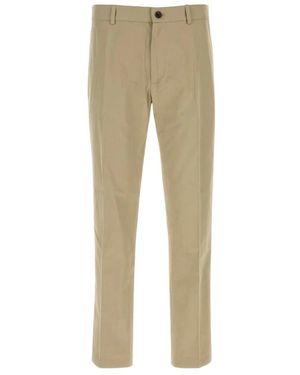 Burberry Charlton Straight Broeken - Naturel
