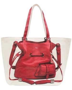 Lancel Capsule Grand Cabas Toile - Rot