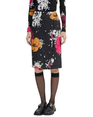 Moschino Wrap Pencil Skirt - Zwart