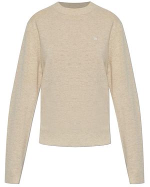 Acne Studios Rundhals-Pullover - Weiß