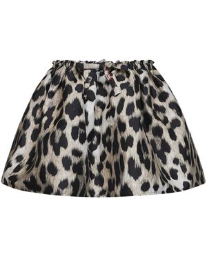 Givenchy Mini Plissé Rok - Zwart