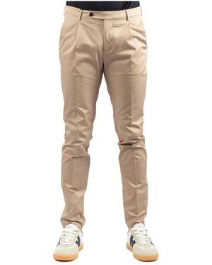 Berwich Slim-Fit Trousers - Natural