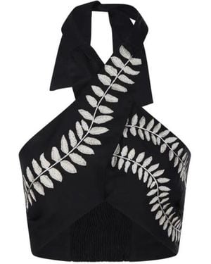 JUAN DE DIOS Sleeveless Tops - Black